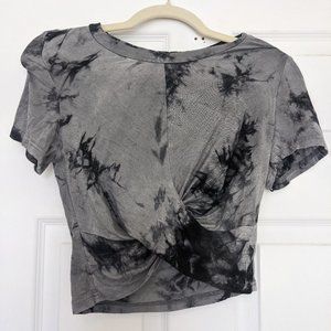 Very Cute Cross Front Middrift Shirt - Never Worn